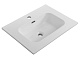 Cezares Тумба с раковиной Eco Cer-N 60 bianco lucido CZR-8095-60 ручки сатин – картинка-14